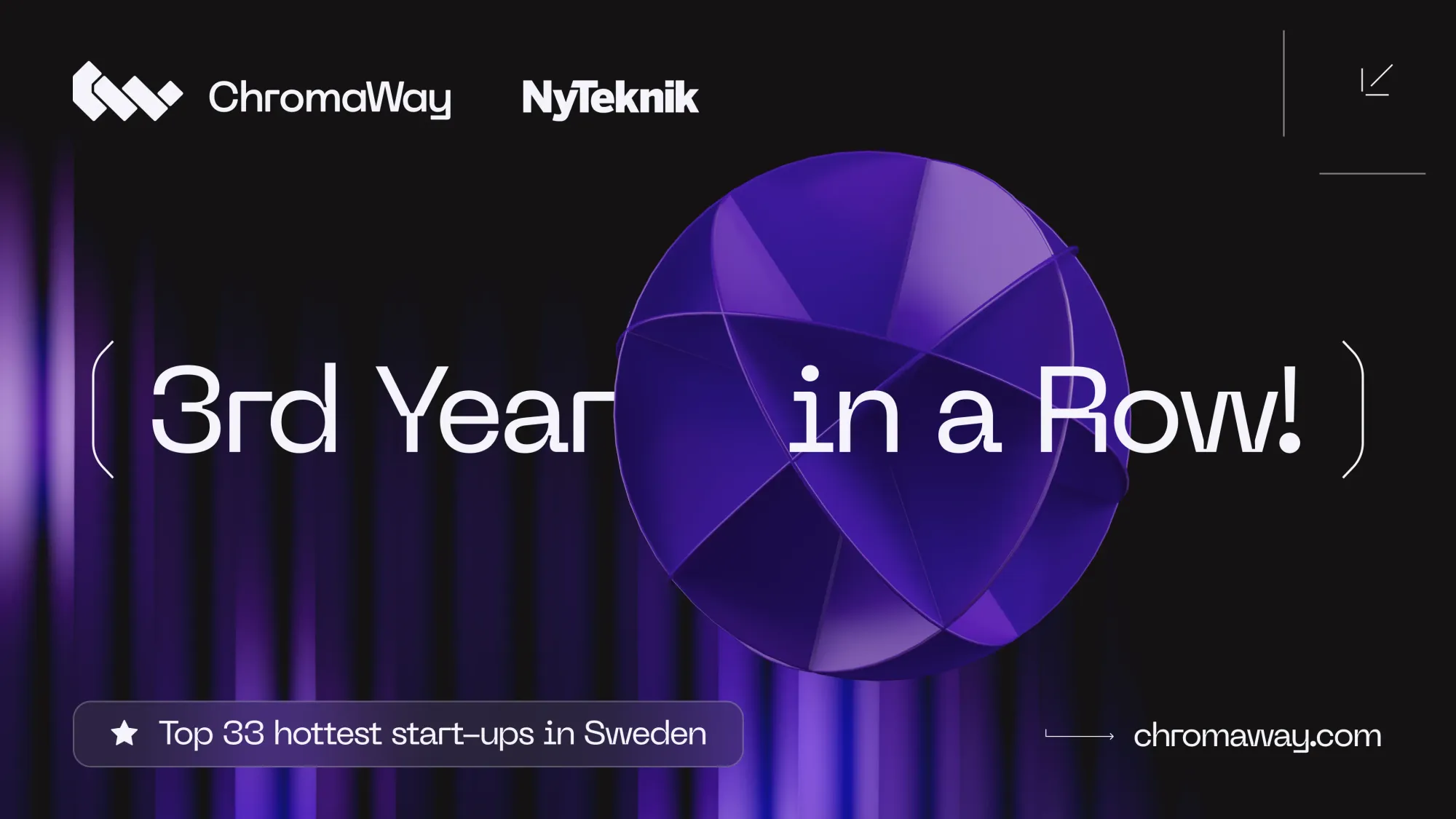 ChromaWay named to Deloitte Sweden’s ‘Technology Fast 50’ for the third year running